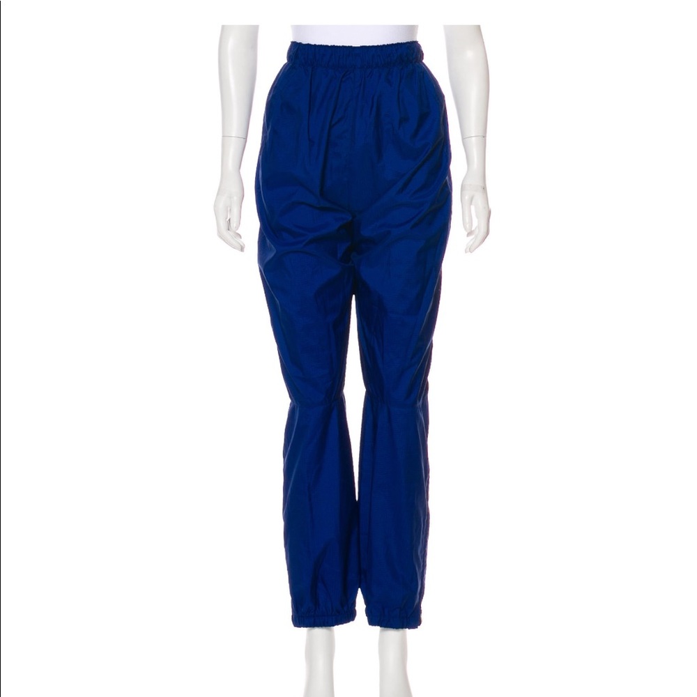 Patagonia high rise blue joggers, nylon pants S